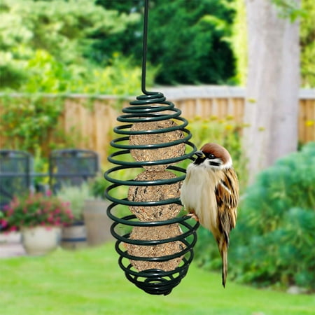 wildbird bell fat feeder hanging hooks metal hanger garden outdoor fat ball